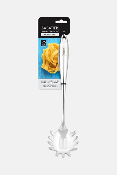 sabatıer Stainless Steel Spaghetti Server, Silver