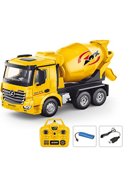 LEARNING FUN 1:18 9ch 2.4ghz Şarjlı Rc Uzaktan Kumandalı Mikser Beton Mikseri...