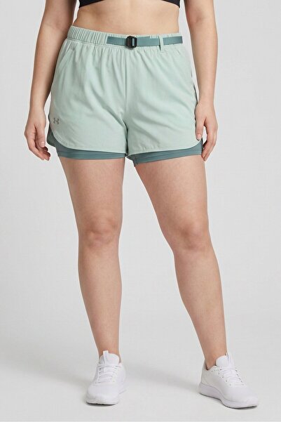 Under Armour Women Sportswear Fit 2 In 1 Training Shorts, Sage