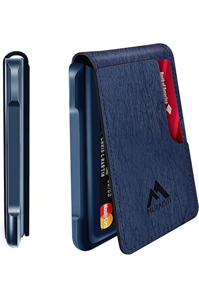 MURADIN Mens Wallet Tactical Bifold Wallets for Men Metal RFID Blocking Alumi...