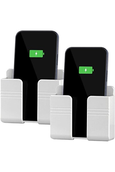 GENERAL 2-Pack Wall Mount Mobile Phone Holder with Self-Adhesive Mobile Phone...