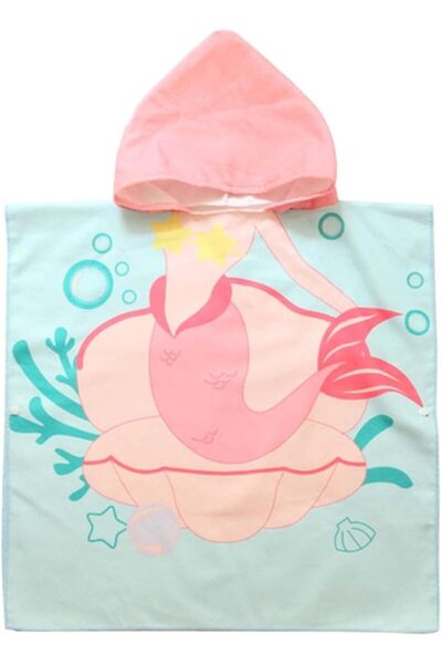 GENERAL Beach Towel Thick Soft Hooded Towels for Boys Girls,Swim Pool Changin...