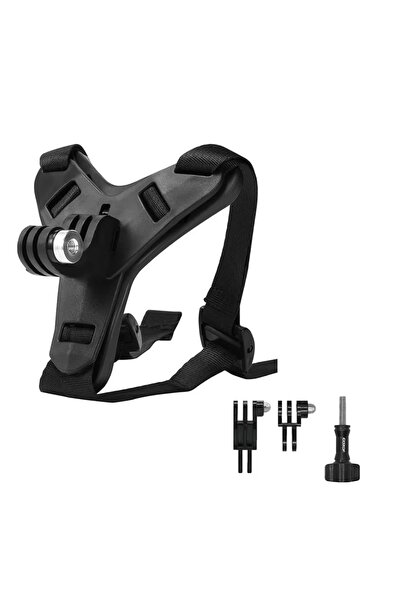 Choice19 حامل أسود مع مشبك لحزام خوذة الدراجات النارية لـ GoPro Hero 13 12 11...