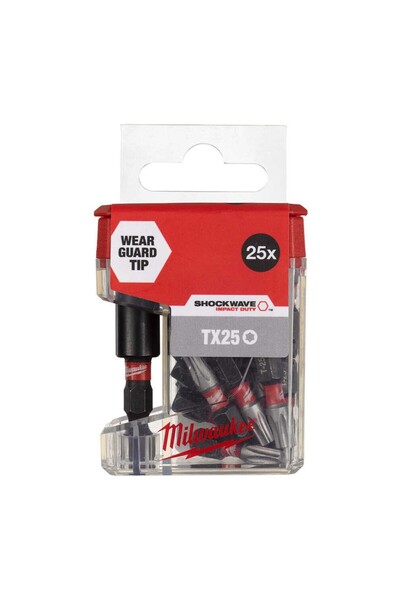 Milwaukee Shockwave TX25 TicTac 26 Parça Vidalama Ucu Seti - 4932479858