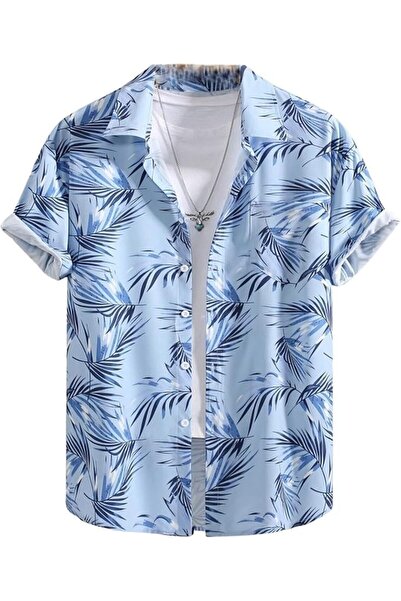 Leriya Fashion Regular Fit Shirt for Men Tropical Print Rayon Shirt for Men b...