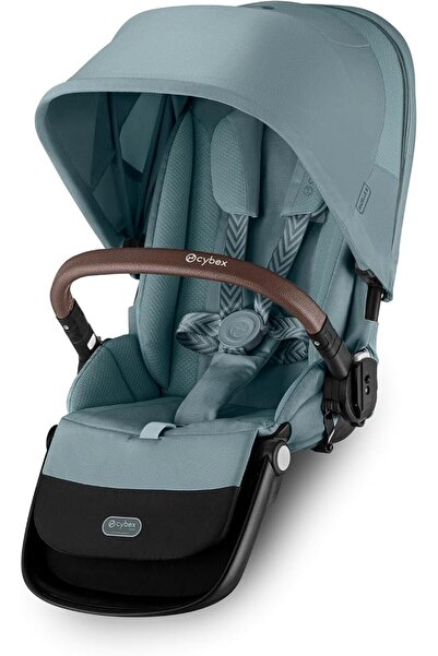 Cybex عربة أطفال جازيل S من سايبيكس - إطار أسود ذهبي، أسود مون