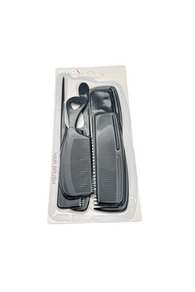 B&D Hair Comb Set 5PCS – Versatile Hair Styling & Grooming Combs for Detangli...