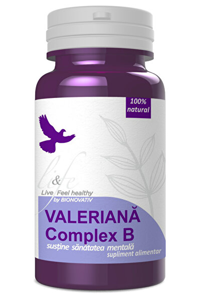 Bionovativ LIFE Valeriana + Complex B 60cps