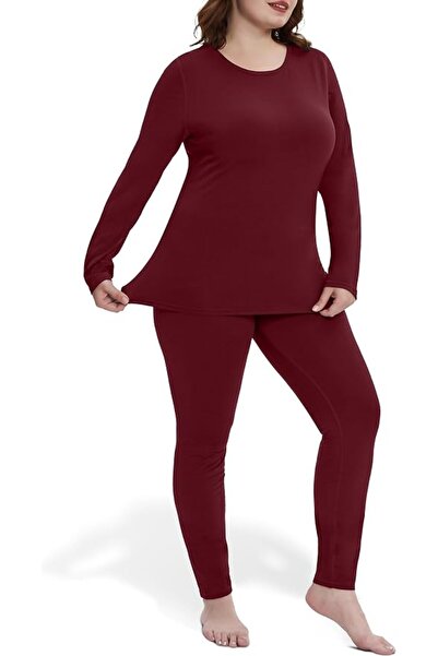 GENERAL Four yund fleece-lined long thermal underwear, trousers and blouse pa...
