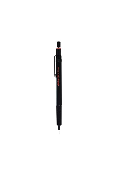 Rotring | 500 Versatil Kalem 0.7 mm Siyah, Metal Tutuşlu, Teknik Çizim Için