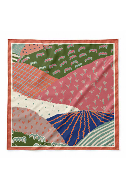Patchwork Fields Patchwork Desenli Bandana