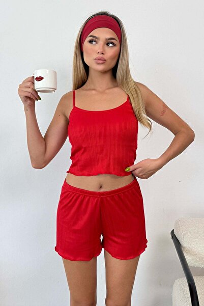 GİYSA Pajama Sets - Red - Short