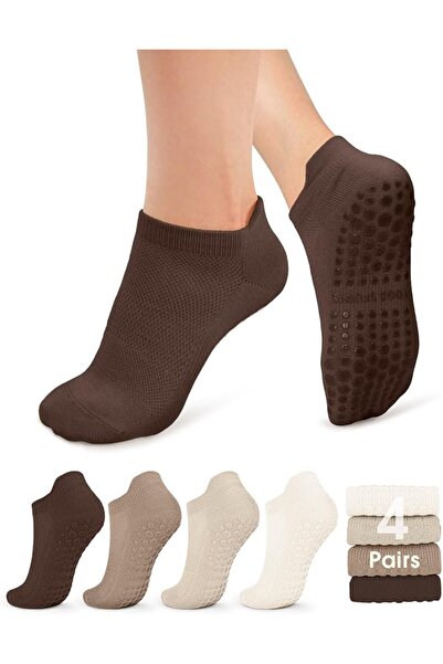 GENERAL Pilates Socks for Women Anti-Slip with Grips from Yogi, Socks with Gr...
