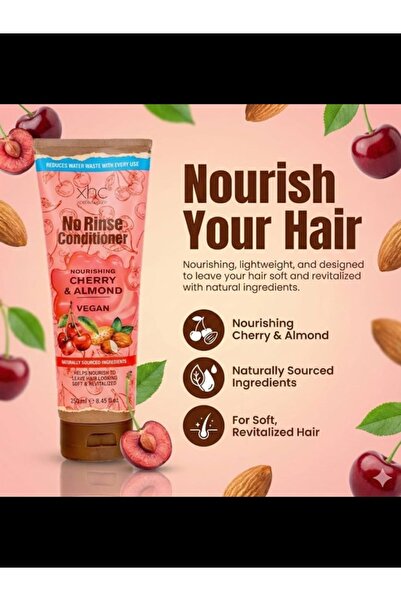 Generic Brand XHC No Rinse Conditioner nourishing cherry and almond Vegan 250ml