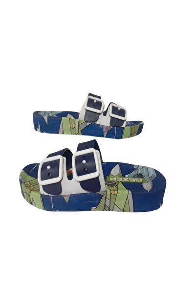 GEZER -- Boys' Non-Slip Sole Slippers with Hero Figures