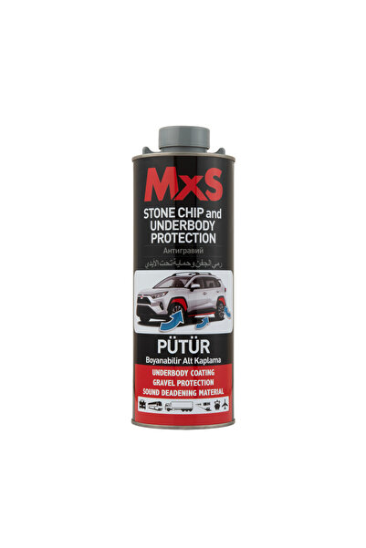 MxS Gri Pütür Boyanabilir Alt Kaplama 1 KG - Boyanabilir Araç Altı Koruma