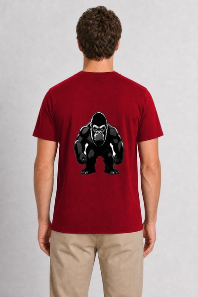 WAKHA حقيبة ظهر رجالية بتصميم عصري من Gorilla Street Style - باللون الأحمر
