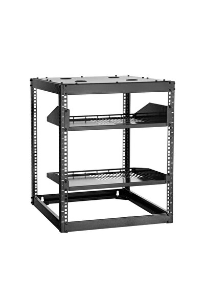 OMS Rack metalic de perete 12U, Latime 482 mm, Adancime 585 mm, Otel carbon, ...