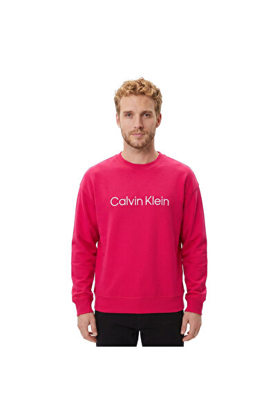Calvin Klein 40HM230-651 Pink Splendor Erkek Sweatshirt Pembe