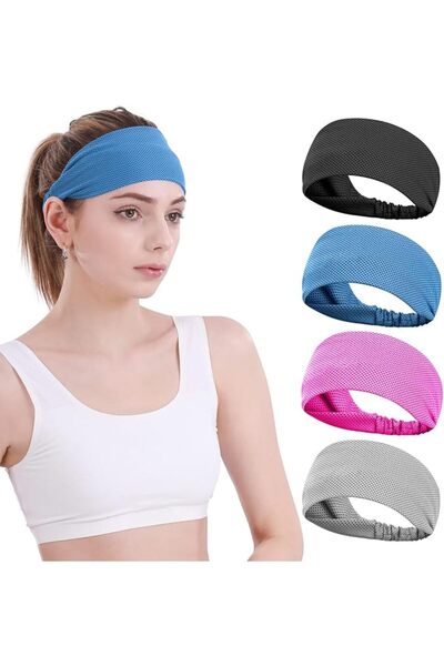 AXIYIBZI Aexibz Men's and Women's Headbands, Sweat-Absorbing Headbands for Ex...