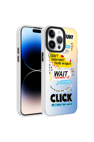 zore iPhone 14 Pro Case Vibe Patterned Camera Raised Matte Anti-Fingerprint S...