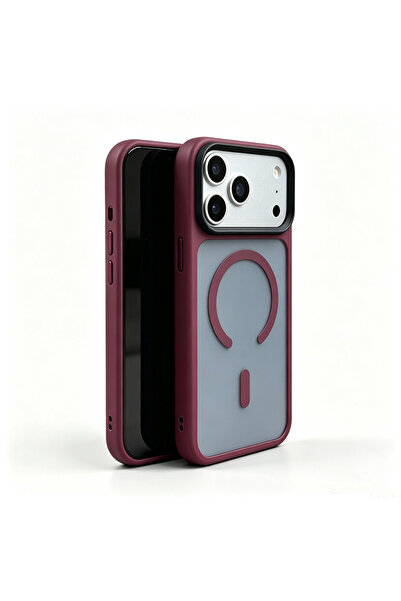 Case 4U iPhone 18 Pro Kılıf MagSafe Destekli Kamera Yükseltili Mat Parmak İzi...