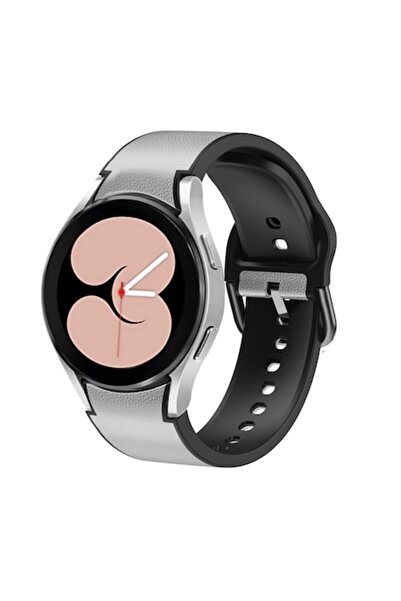 OEM Curea din silicon și piele, compatibilă cu smartwatch-ul Samsung Galaxy W...