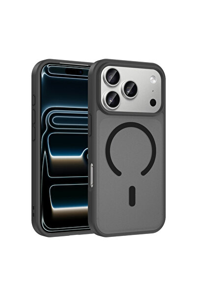 zore iPhone 18 Pro Max Kılıf MagSafe Kamera Korumalı Mat Parmak İzi Tutmayan SYS