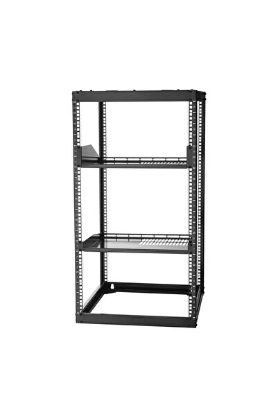 OMS Rack metalic de podea sau perete 20U, Latime 482 mm, Adancime 585 mm, Ote...