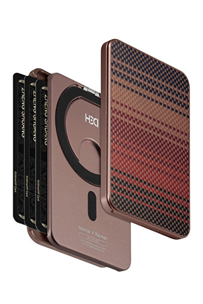 HDD حامل بطاقات HS-028 Serpentine MagneticSave - لون غروب الشمس