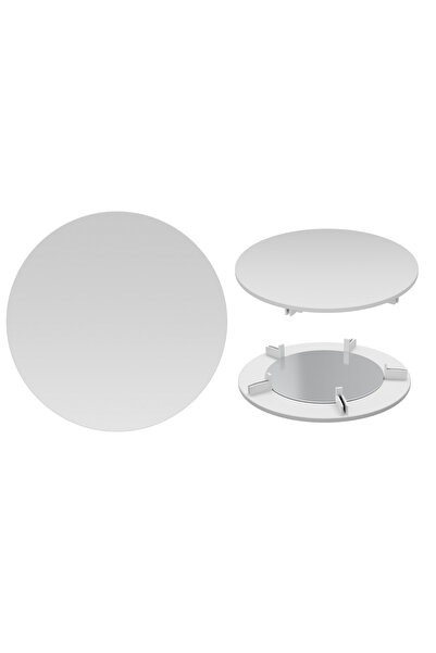 Granitan Filtru Chiuveta Rotund, Aspect Alb, Plastic Rezistent, Diametru 10 c...