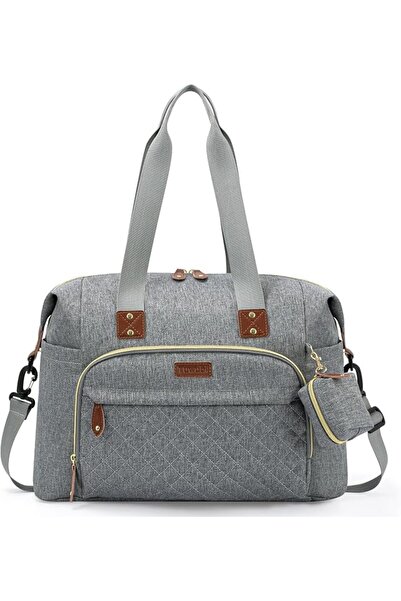 GENERAL Diaper Bag Backpack with Large Pacifier Case for Mom and Dad Travel L...