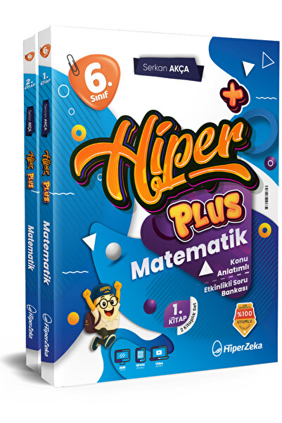 HiperZeka 2027 6. Sınıf Hiper Plus Matematik Konu Anlatımlı & Etkinlikli Soru...