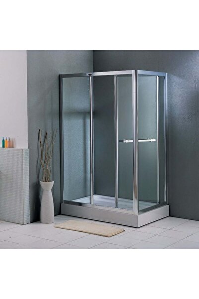 Milano Shower Enclosure - 120x80x200 Cm, Clear, L 120 x W 80 x H 200 cm, Temp...