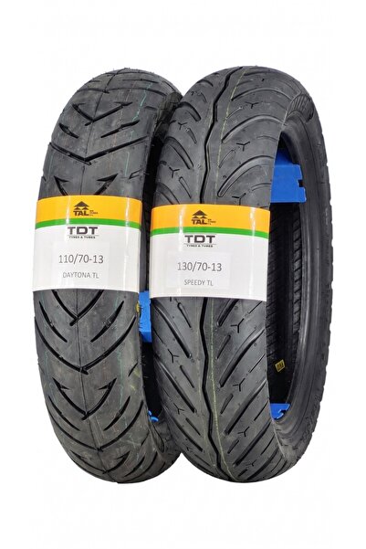 TDT TYRES YAMAHA N MAX LASTİK TAKIMI 130/70-13 VE 110/70-13 TL (TUBELESS - DU...