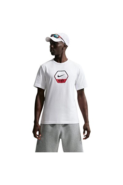 Nike T-Shirt - Λευκό - Στρογγυλή λαιμόκοψη