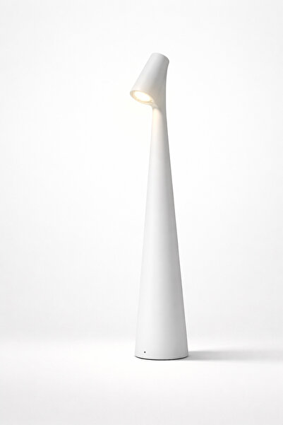Dreamini مصباح طاولة LED أبيض قابل لإعادة الشحن مع تحكم باللمس، تصميم محمول ل...