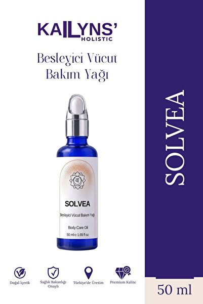 Solvea Besleyici Vücut Bakım Yağı Nemlendirici Bitkisel İçerikli 50 ml