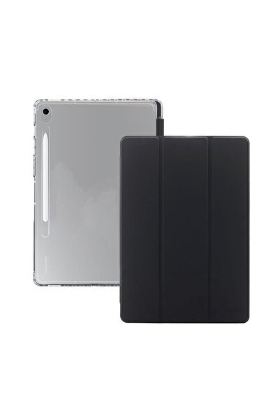 Mobile Origin Easy Tri-Fold Tablet Case for Samsung Galaxy Tab S10 FE, Transp...
