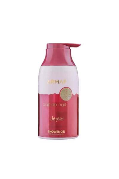 Armaf Club De Nuit Untold Shower Gel For Unisex 400ml, Fragrance Body Wash Fo...
