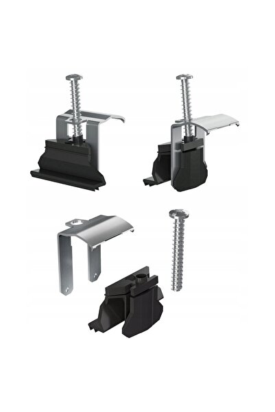 Granitan Sistem Montaj Chiuveta Granit/Granitan, 4 Bucati, Inox/PVC, Suspenda...