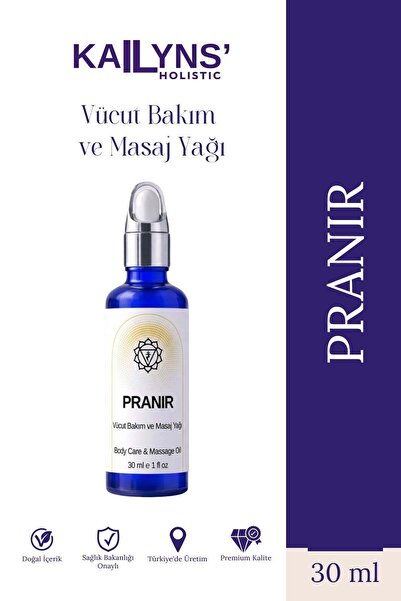 Pranir Vücut Bakım ve Masaj Yağı Bitkisel İçerikli Rahatlatıcı 30 ml