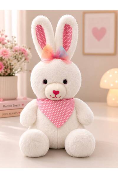 Mellito 40cm Minnoş Rabbit & Sleeping Companion Gift Plush Rabbit