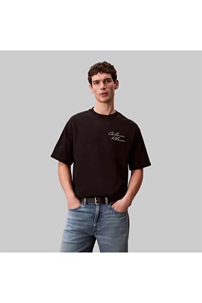 Calvin Klein Μπλουζάκι με λογότυπο σε χαλαρή γραφή L