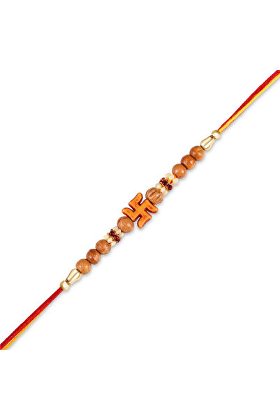 MADHOOR Rakhi Swastik Red