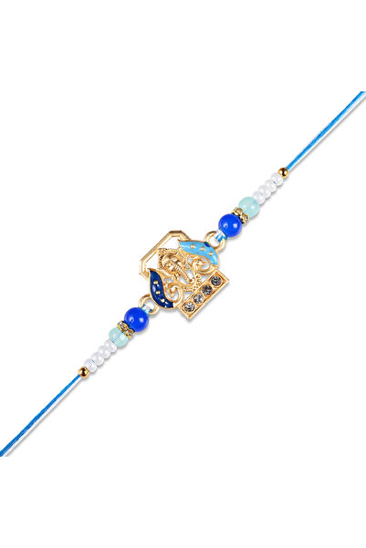 MADHOOR Rakhi Ganesha Blue