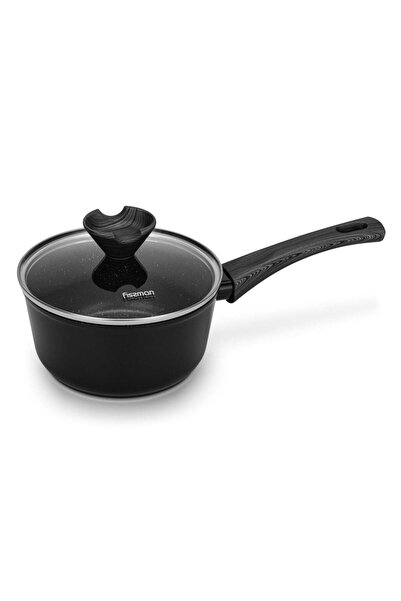 Fissman Sauce Pan Angela / 1.39 Liter With Glass Lid (aluminium With Non-stic...