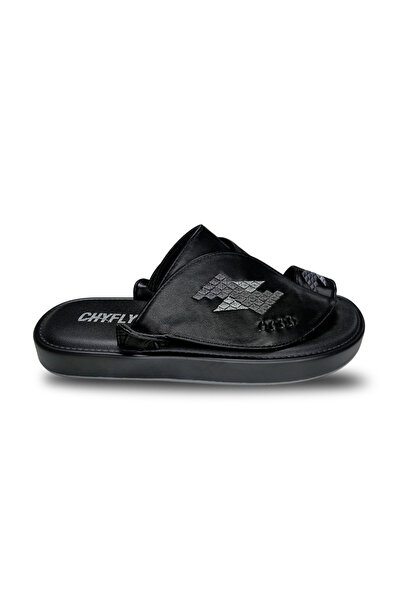 Huskswear Comfortable Home Slippers, Black Color, Size 45, Model 25Cf202