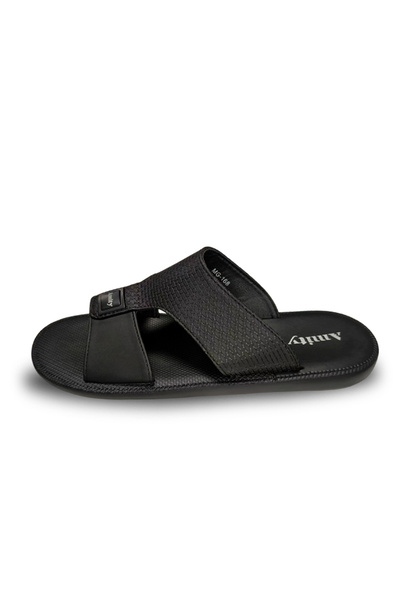 Huskswear Comfortable Home Slippers, Black Color, Size 44, Model Mg168