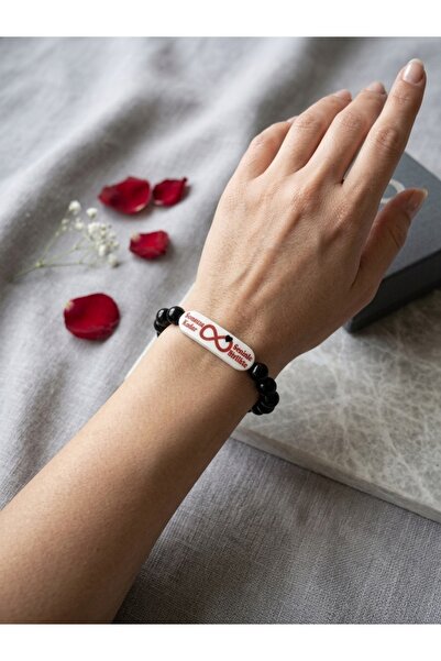 PRYON Black Natural Beaded Bracelet for Men & Women - Special Gift for Lovers